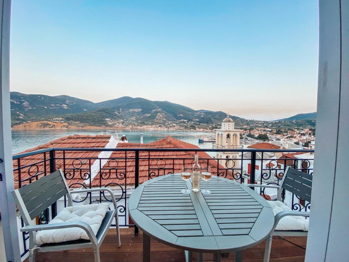 Evageliasvilla Sea View Bandar Skopelos Luaran gambar