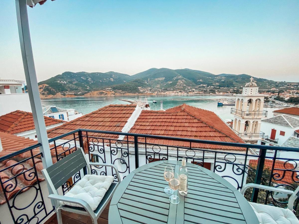 Evageliasvilla Sea View Bandar Skopelos Luaran gambar