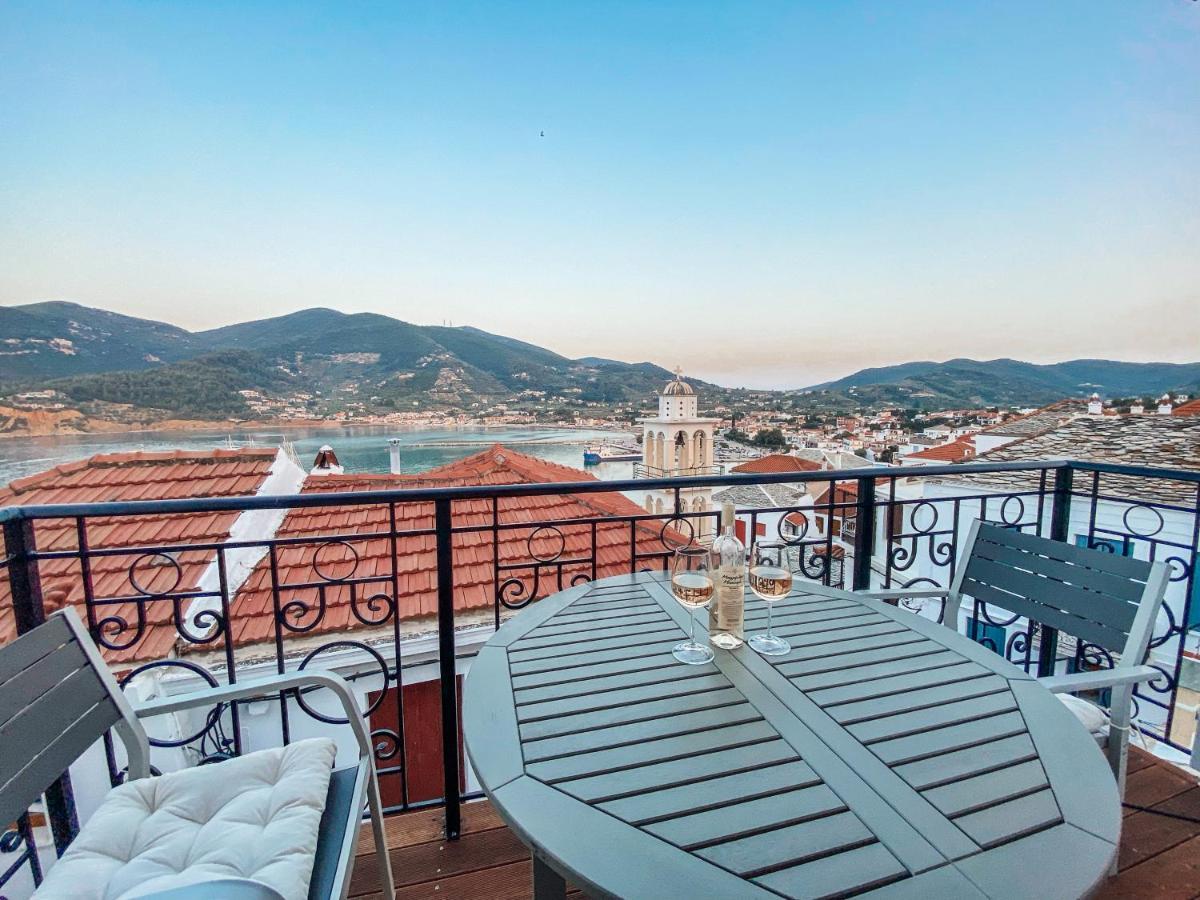 Evageliasvilla Sea View Bandar Skopelos Luaran gambar