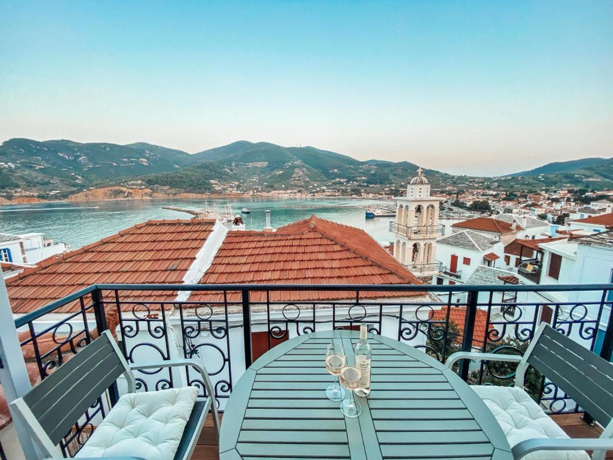 Evageliasvilla Sea View Bandar Skopelos Luaran gambar