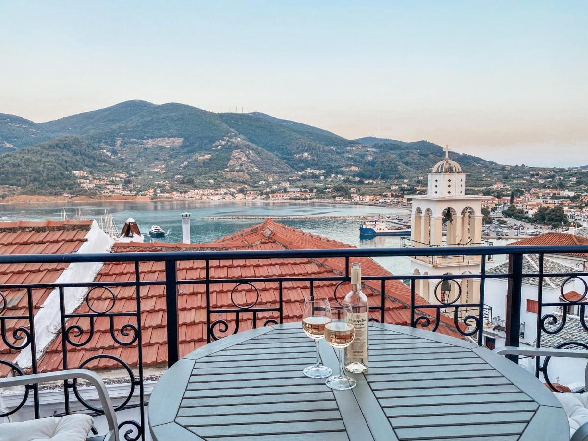 Evageliasvilla Sea View Bandar Skopelos Luaran gambar