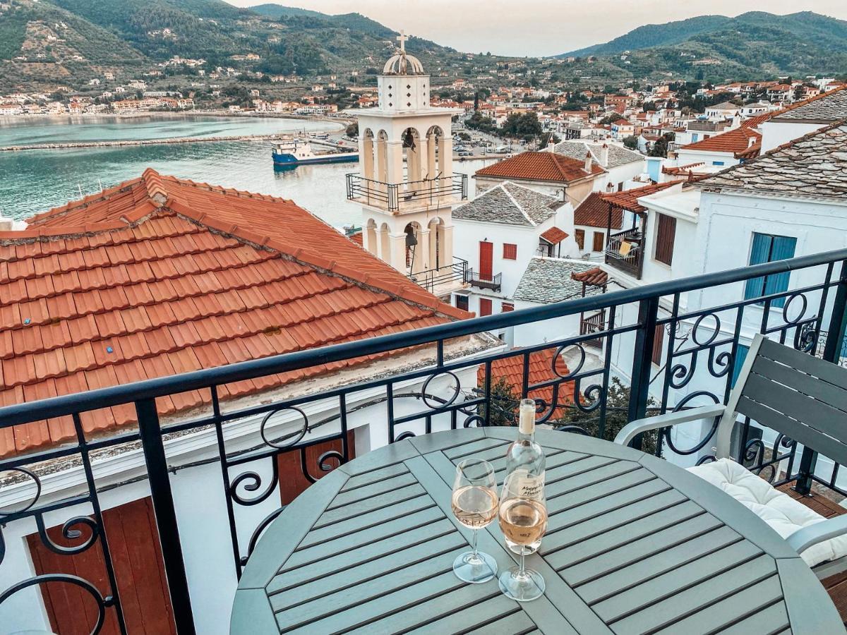 Evageliasvilla Sea View Bandar Skopelos Luaran gambar