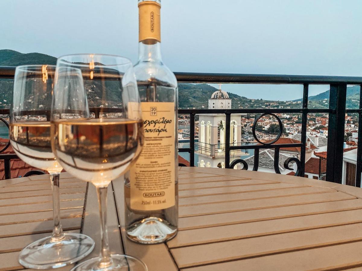 Evageliasvilla Sea View Bandar Skopelos Luaran gambar