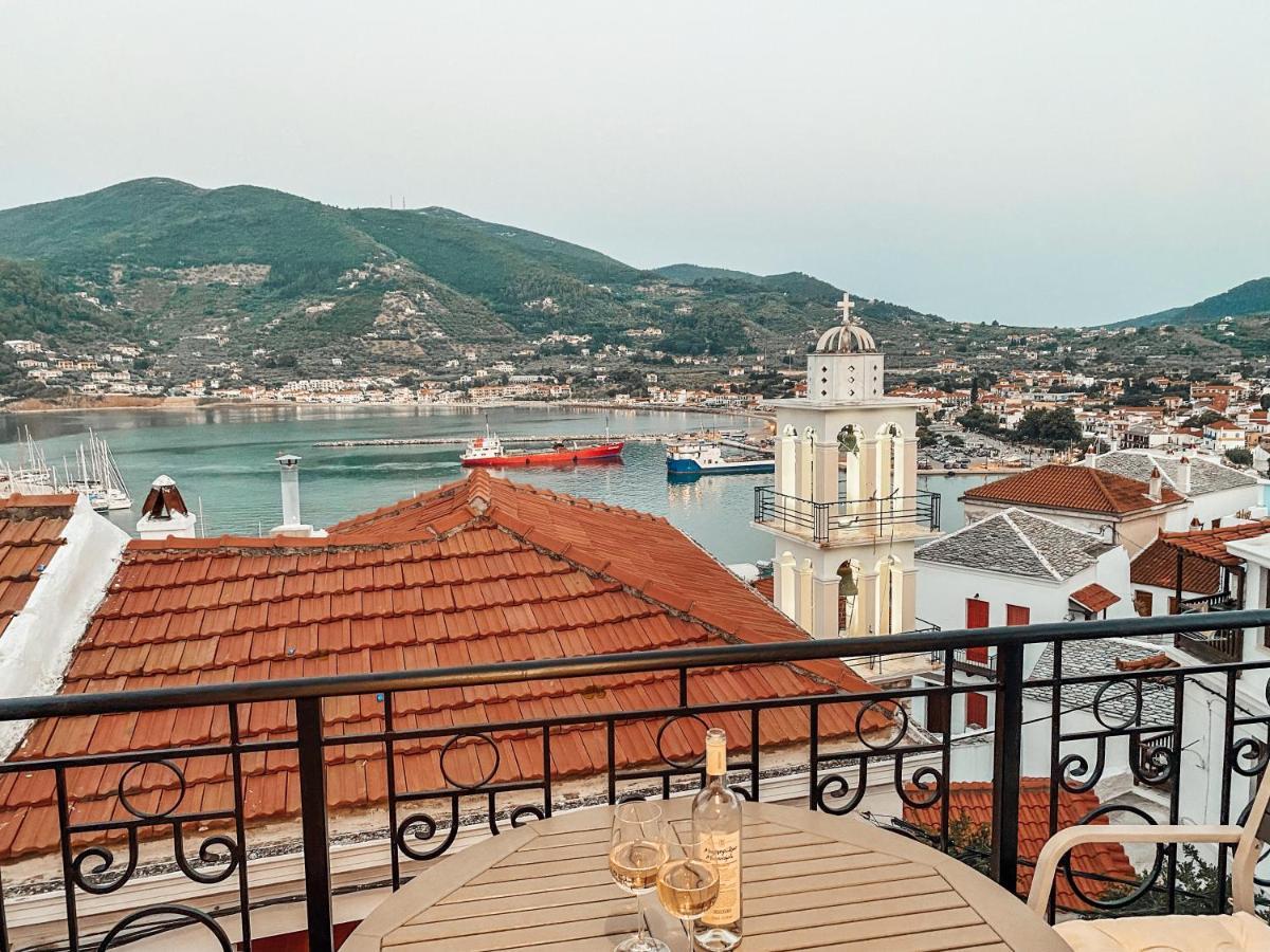 Evageliasvilla Sea View Bandar Skopelos Luaran gambar